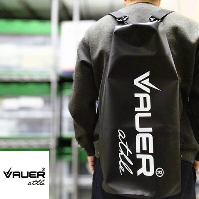 【防水 2WAY バッグ VAUER athle】ブラック 20L 30L アウトドア 海水浴 サッカー 野外 ターポリン素材 リュック ショルダー